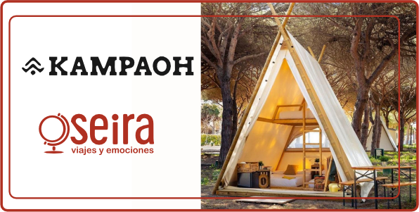 Kampaoh con Seira Viajes. Vacaciones diferentes